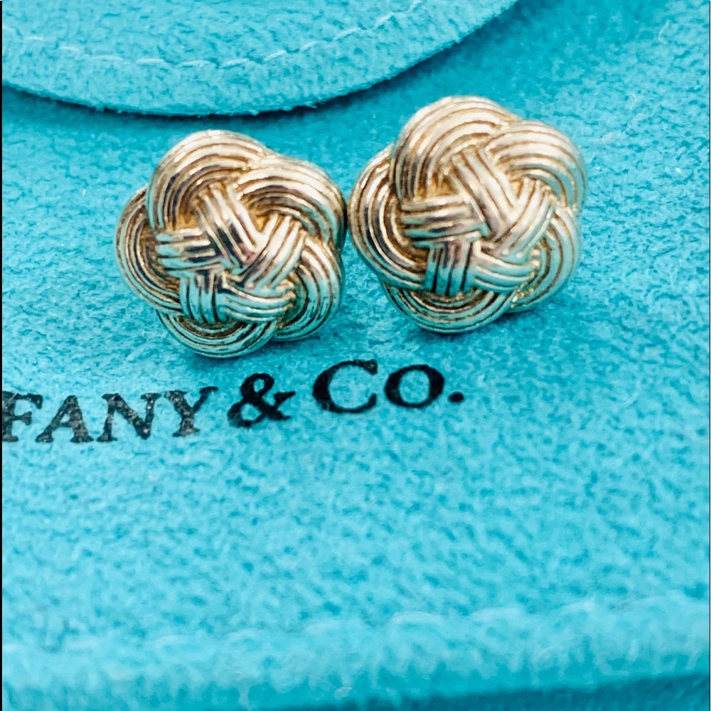 Tiffany & Co. Basket weave Knot Earrings